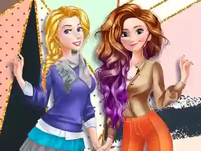 Princesses Anti-fashion: sporty + classic — δωρεάν online παιχνίδι