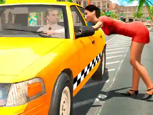 Crazy Taxi Simulator — δωρεάν online παιχνίδι