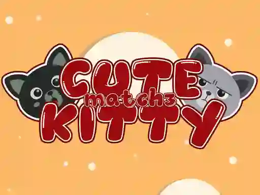 Cute Kitty Match 3 — δωρεάν online παιχνίδι