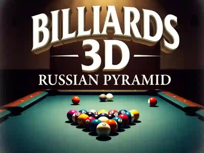 Billiards 3D Russian Pyramid — δωρεάν online παιχνίδι