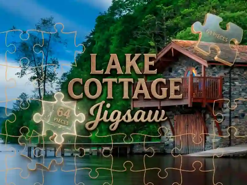 Lake Cottage Jigsaw — δωρεάν online παιχνίδι