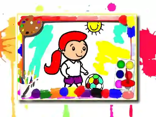 Football Coloring Book — δωρεάν online παιχνίδι