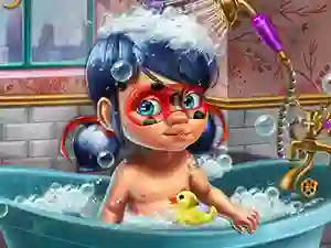 Ladybug Baby Shower Care — δωρεάν online παιχνίδι