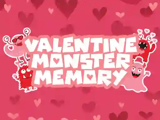 Valentine Monster Memory — δωρεάν online παιχνίδι