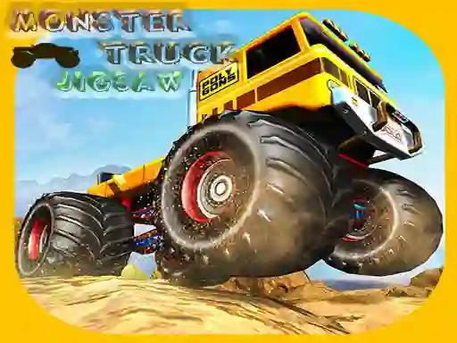 Monster Trucks Jigsaw — δωρεάν online παιχνίδι