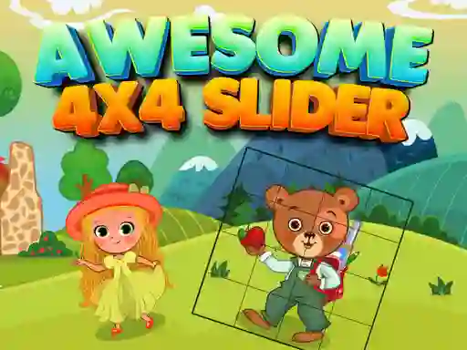 Awesome 4x4 Slider — δωρεάν online παιχνίδι