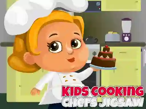 Kids Cooking Chefs Jigsaw — δωρεάν online παιχνίδι