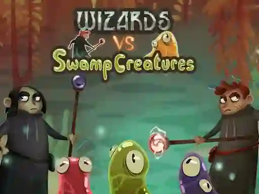Wizards vs swamp creatures — δωρεάν online παιχνίδι