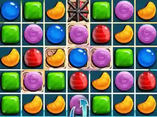 Sweet Candy Match 3 — δωρεάν online παιχνίδι