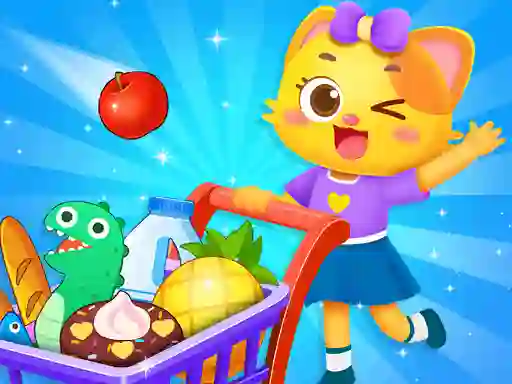Supermarket Shopping For Kids — δωρεάν online παιχνίδι