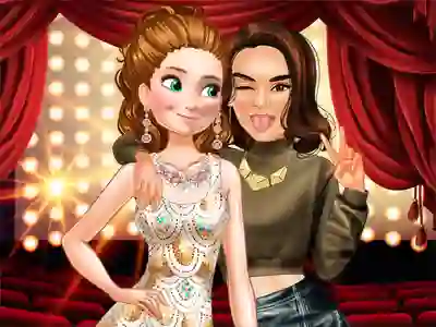 Stars & Royals BFFS: Movie Night — δωρεάν online παιχνίδι