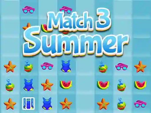 Match 3 Summer — δωρεάν online παιχνίδι