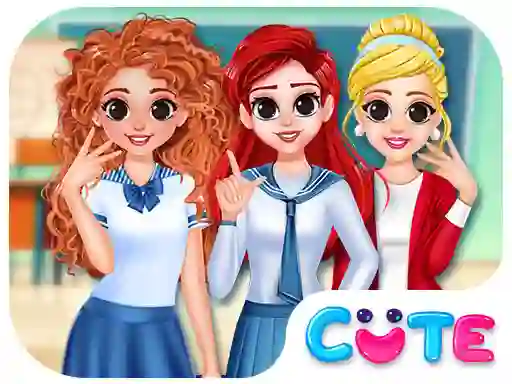 BFF Princess Back To School — δωρεάν online παιχνίδι