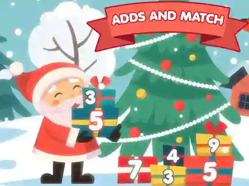 Adds And Match Christmas — δωρεάν online παιχνίδι