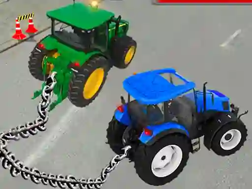 Chained Tractor Towing Simulator — δωρεάν online παιχνίδι