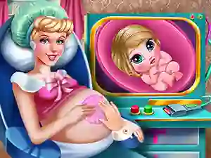 Cinderella Pregnant Check-Up — δωρεάν online παιχνίδι