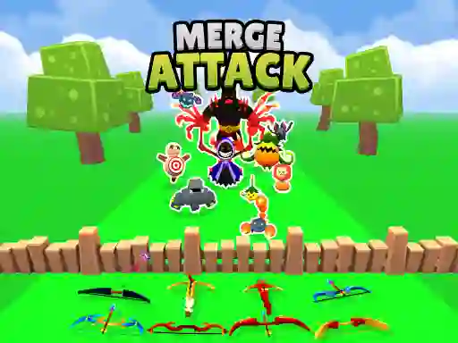 Merge Monster Attack — δωρεάν online παιχνίδι