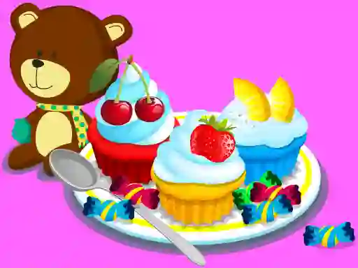 Cooking Colorful Cupcakes — δωρεάν online παιχνίδι
