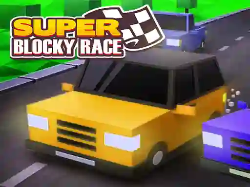 Super Blocky Race — δωρεάν online παιχνίδι