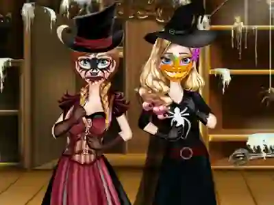 Sisters Halloween Preparations — δωρεάν online παιχνίδι