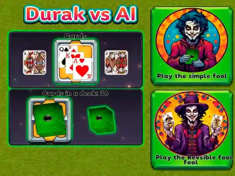 Durak vs AI — δωρεάν online παιχνίδι