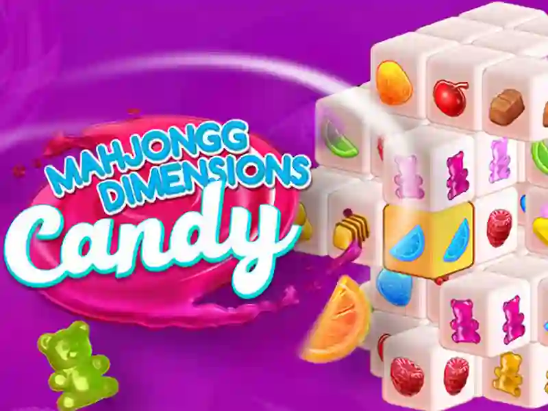 Candy 3D Mahjong — δωρεάν online παιχνίδι