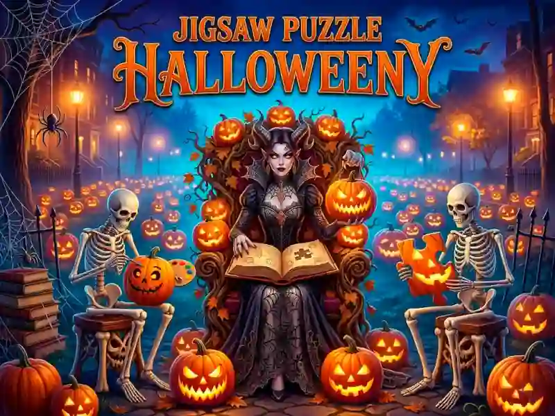 Jigsaw Puzzle Halloweeny — δωρεάν online παιχνίδι