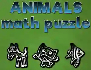 Animals Math Puzzles — δωρεάν online παιχνίδι