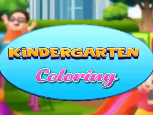 Kindergarten Coloring — δωρεάν online παιχνίδι