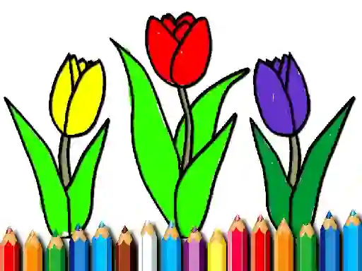 Back To School: Spring Time Coloring Book — δωρεάν online παιχνίδι