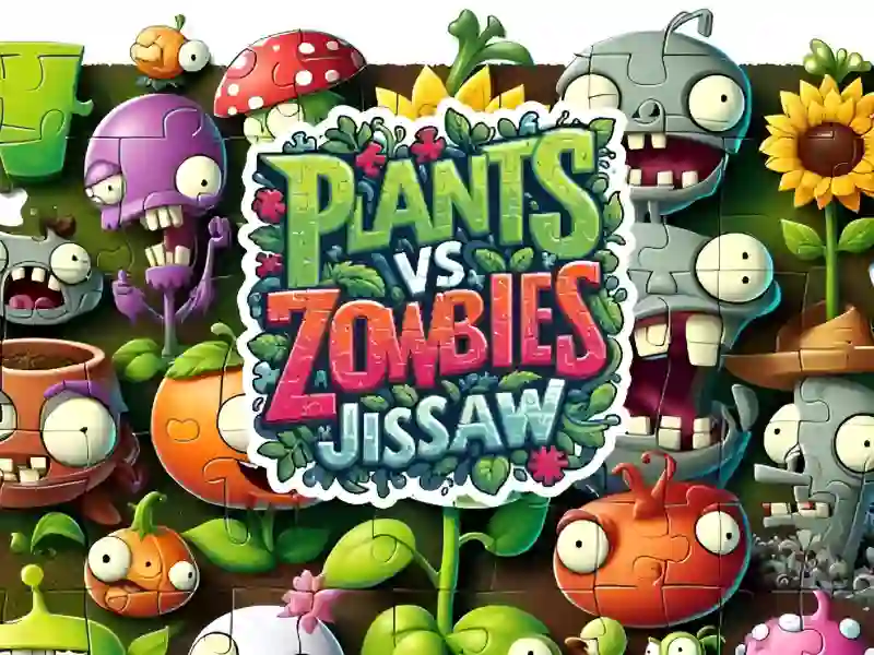 Plants vs Zombies Jigsaw — δωρεάν online παιχνίδι