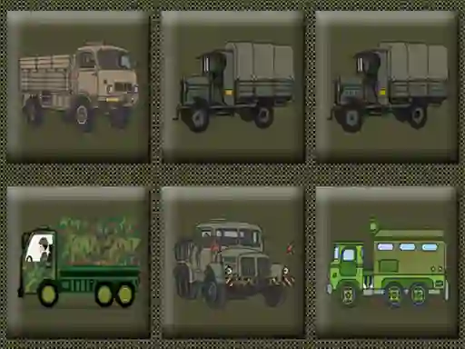 Army Trucks Memory — δωρεάν online παιχνίδι