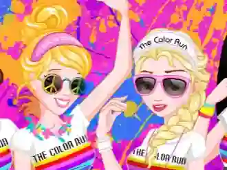 Princess Color Run — δωρεάν online παιχνίδι