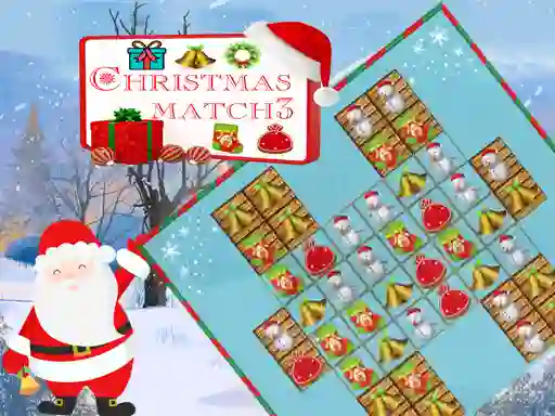 Christmas Match 3 — δωρεάν online παιχνίδι