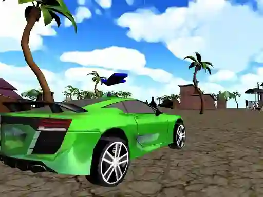 Xtreme Beach Car Racing — δωρεάν online παιχνίδι