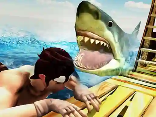 Raft Angry Shark Hunting — δωρεάν online παιχνίδι