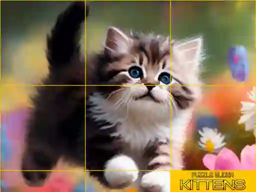 Puzzle Sliding Kittens — δωρεάν online παιχνίδι