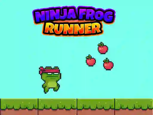 Ninja Frog Runner — δωρεάν online παιχνίδι