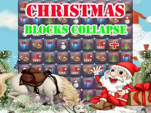 Christmas Blocks Collapse — δωρεάν online παιχνίδι
