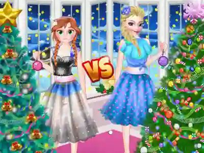 Ellie VS Annie Christmas Tree — δωρεάν online παιχνίδι