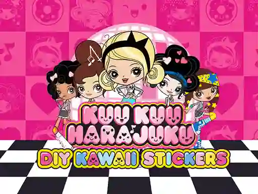 Kuu Kuu Harajuku Stickers — δωρεάν online παιχνίδι