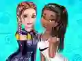 Elsa And Tiana Workout Buddies — δωρεάν online παιχνίδι