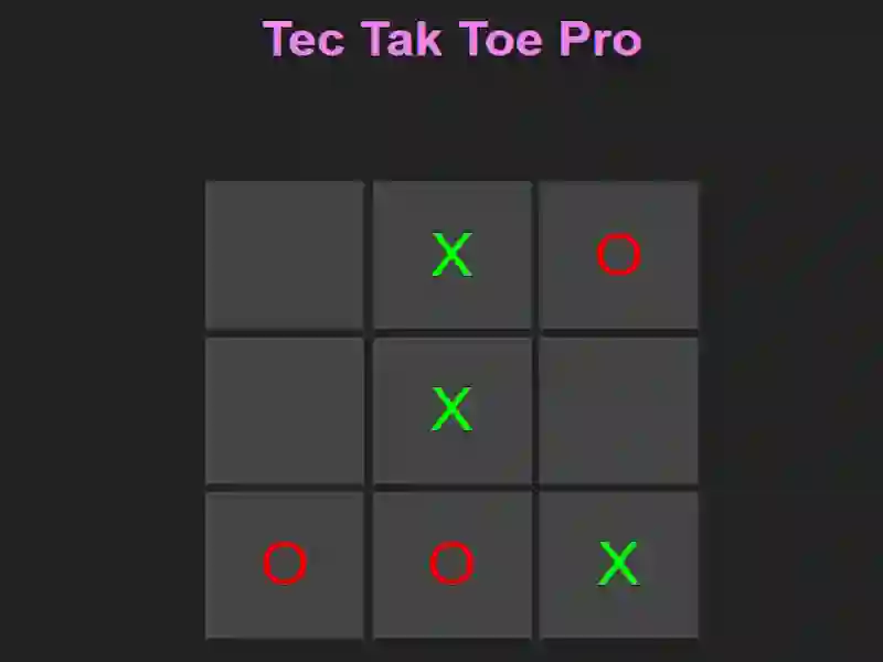 Tec Tak Toe Pro — δωρεάν online παιχνίδι