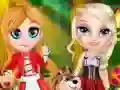 Little Elsa In Red Hood — δωρεάν online παιχνίδι