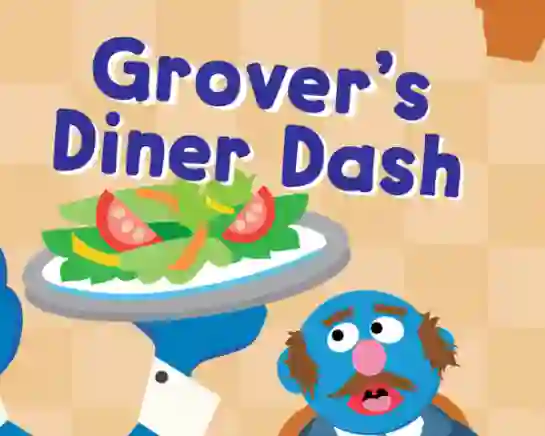 123 Sesame Street: Grover's Diner Dash — δωρεάν online παιχνίδι