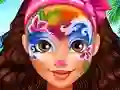 Oceania Princess Moana Face Art — δωρεάν online παιχνίδι