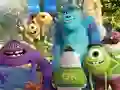 Monsters University Tic-Tac-Throw — δωρεάν online παιχνίδι
