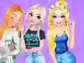 Princesses and Pets Matching Outfits — δωρεάν online παιχνίδι
