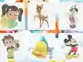 Cartoon Characters: Memory — δωρεάν online παιχνίδι