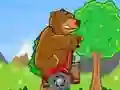 Bear on a Scooter — δωρεάν online παιχνίδι
